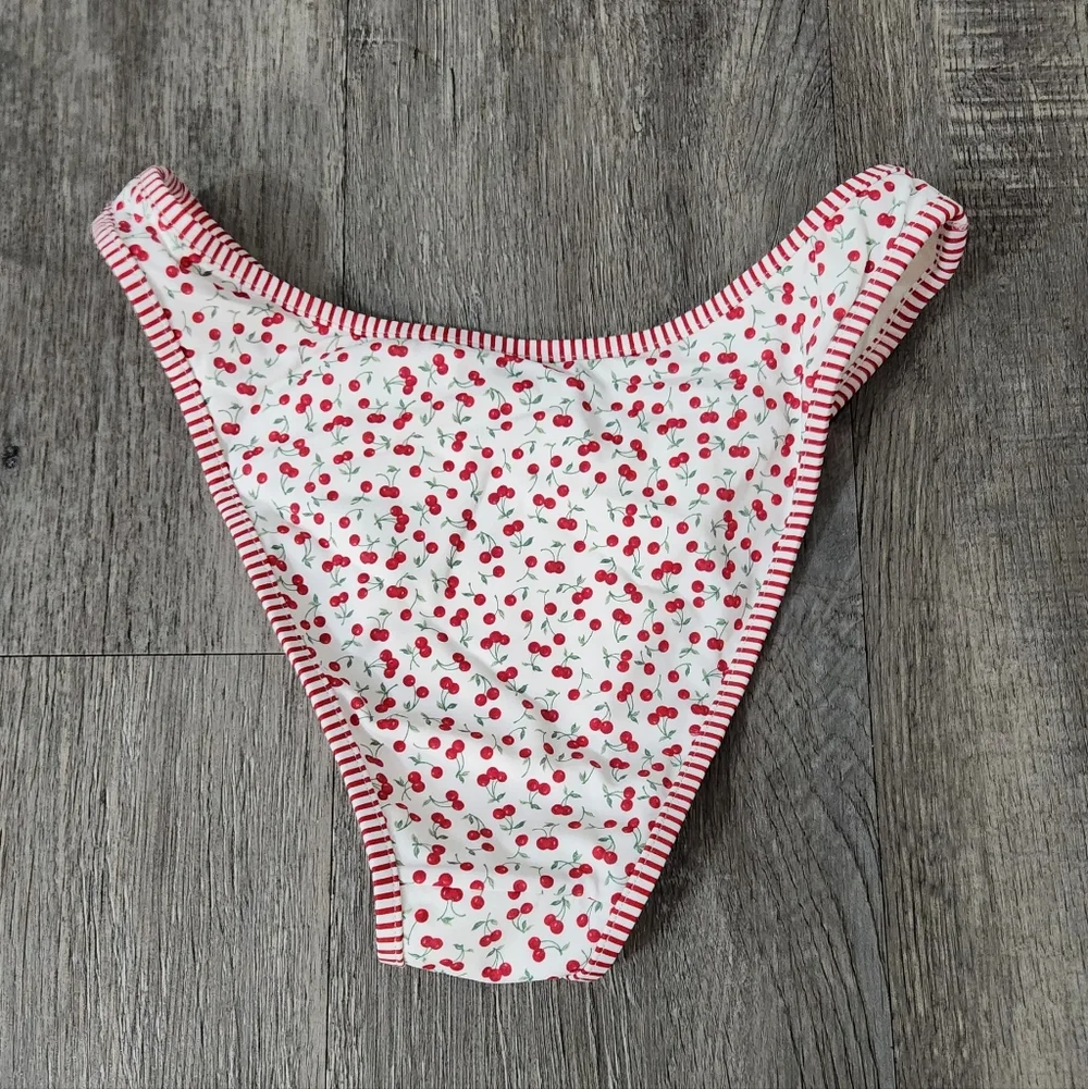 New!Pink X Frankies Bikini Golden Hiur Bikini‎ Bottom